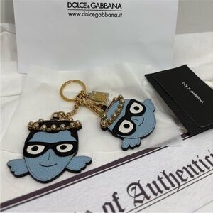 Authentic DOLCE & GABBANA angel keychain new with cards, bag and certificate